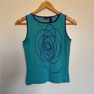 Vintage Shu Shu beaded tank